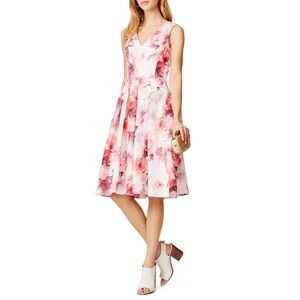RTR Carmen Marc Valvo Rose Notes Dress - size 2
